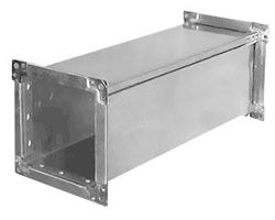 Air duct inflexible square